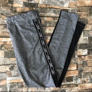 GREY SPORT THRILL GYM LEGGINGS